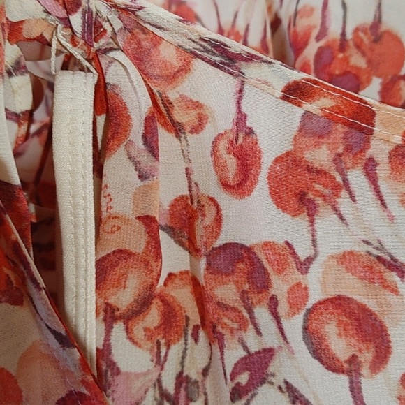 LC Lauren Conrad Cherry Ruffle Dress - Picture 8 of 8